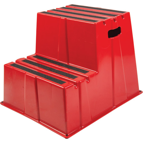 Industrial Step Stool, 2 Steps, 26" x 22-7/16" x 19-11/16" High Planification Entrepots Molloy