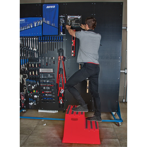 Industrial Step Stool, 2 Steps, 26" x 22-7/16" x 19-11/16" High Planification Entrepots Molloy