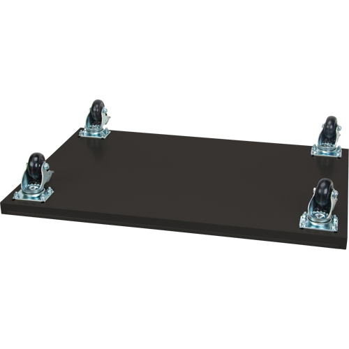 Socle roulant pour armoire, 18" la x 36" p x 1,375" h, Capacit&eacute; de 1000 lb Planification Entrepots Molloy