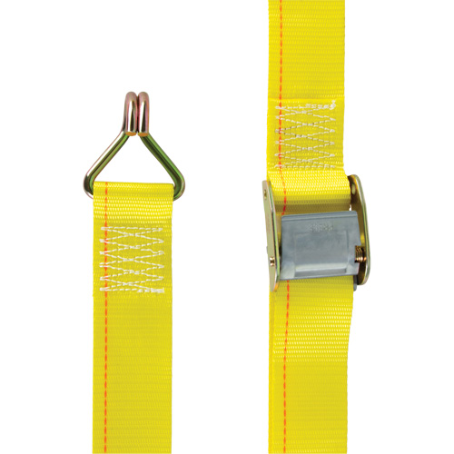 Ratchet Strap, Cam Buckle, 2" W x 12' L, 500 lbs. (227 kg) WLL Planification Entrepots Molloy