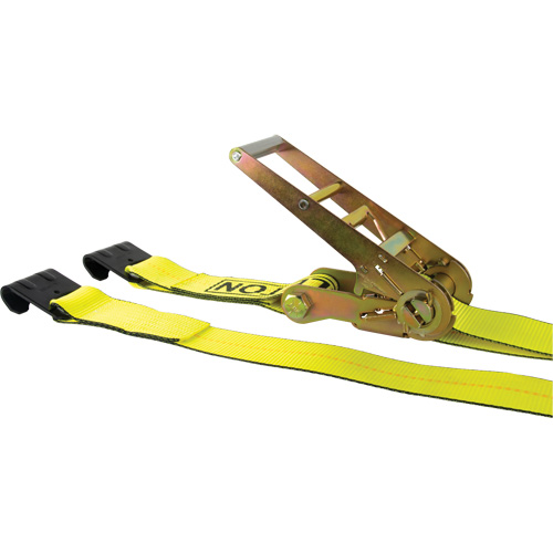 Tendeur d'arrimage pour treuil, Crochet plat, 3" , 30' , Charge d'utilisation max. 5400 lb (2449 kg) Planification Entrepots Molloy