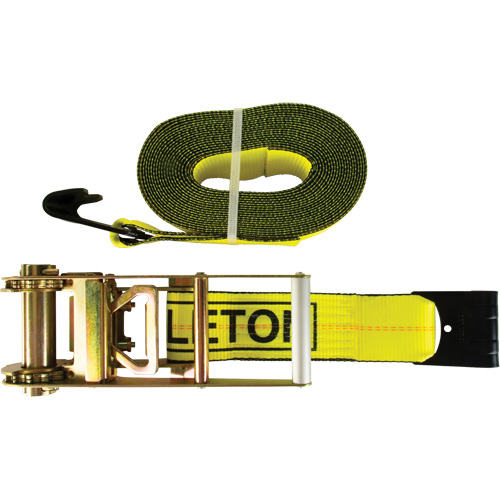Tendeur d'arrimage pour treuil, Crochet plat, 3" , 30' , Charge d'utilisation max. 5400 lb (2449 kg) Planification Entrepots Molloy