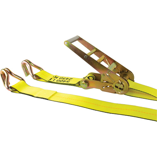Tendeur d'arrimage pour treuil, Crochet en J, 30' , 3" , Charge d'utilisation max. 5400 lb (2449 kg) Planification Entrepots Molloy