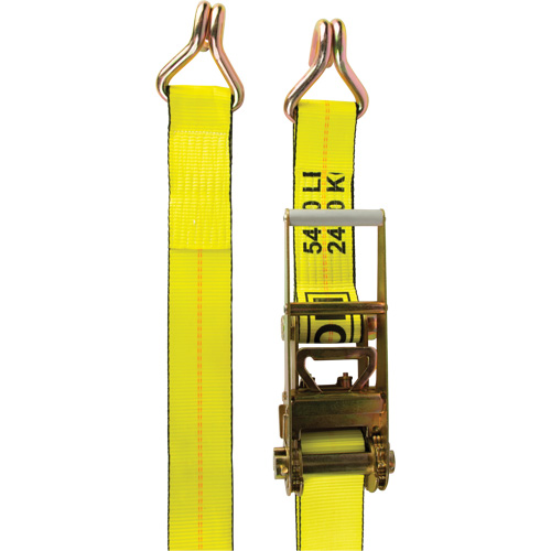Tendeur d'arrimage pour treuil, Crochet en J, 30' , 3" , Charge d'utilisation max. 5400 lb (2449 kg) Planification Entrepots Molloy