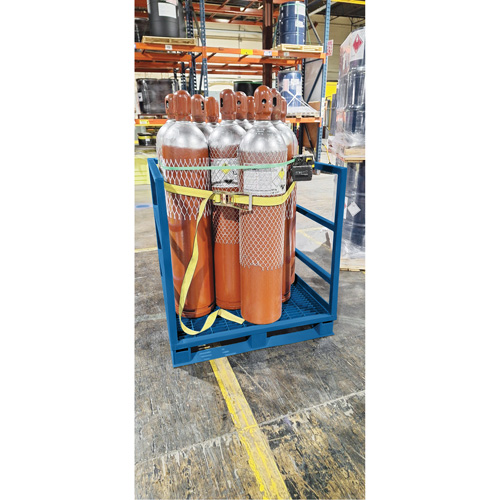 Gas Cylinder Pallet Planification Entrepots Molloy
