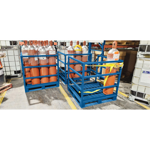 Gas Cylinder Pallet Planification Entrepots Molloy