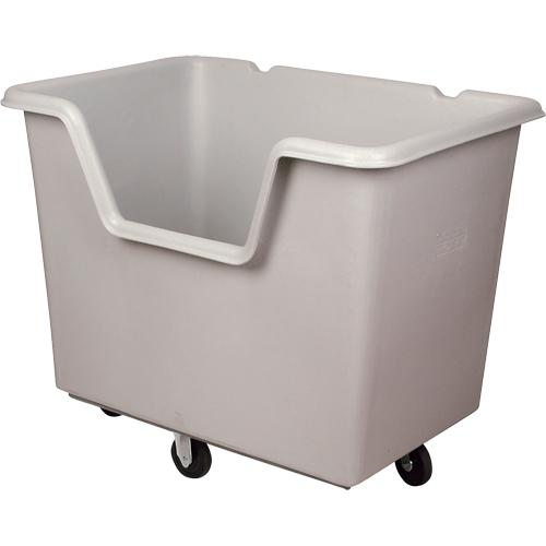 Starcart Easy-Access Box Truck, Polyethylene, 46" L x 31" W x 49" H, 24 cu. ft. Volume, 900 lbs. Capacity Planification Entrepots Molloy