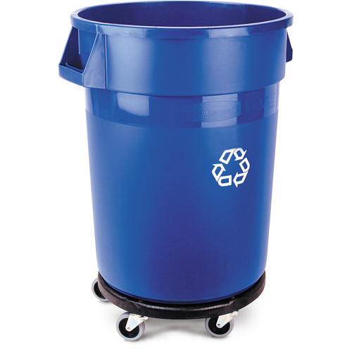 Brute&reg; Collection Recycling Container, Bulk, Plastic, 32 US gal. Planification Entrepots Molloy