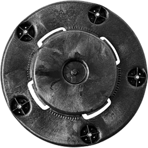 Chariot &agrave; visser Brute, Poly&eacute;thyl&egrave;ne, Noir, Convient aux contenants 20 - 55 US gal. Planification Entrepots Molloy