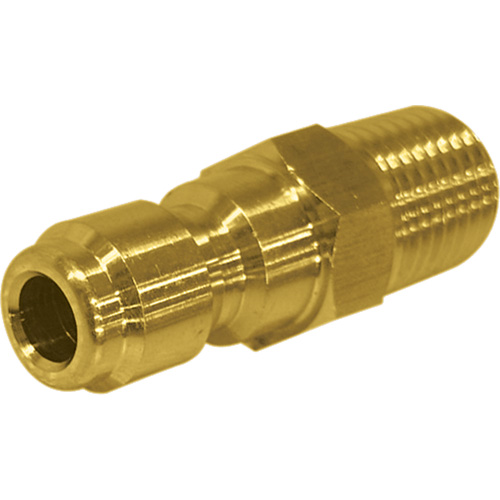 Connecteur m&acirc;le 1/4" &agrave; d&eacute;saccouplement rapide en laiton Planification Entrepots Molloy