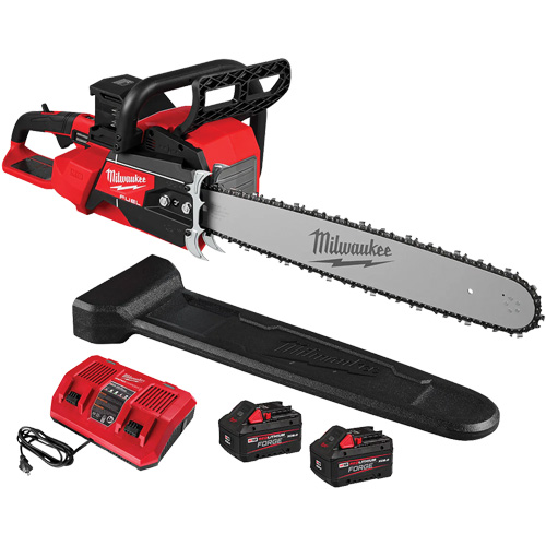 Fuel 20" Dual Battery Chainsaw Kit, Battery Powered, 5.8 HP Planification Entrepots Molloy
