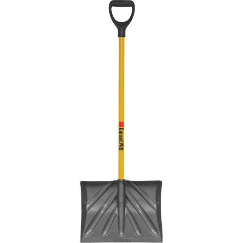 Pro Scraper Shovel, Polypropylene Blade, 18" Wide, D-Grip Handle Planification Entrepots Molloy