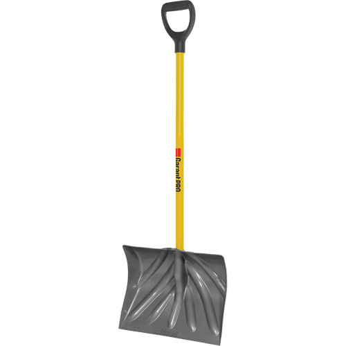 Pro Scraper Shovel, Polypropylene Blade, 18" Wide, D-Grip Handle Planification Entrepots Molloy