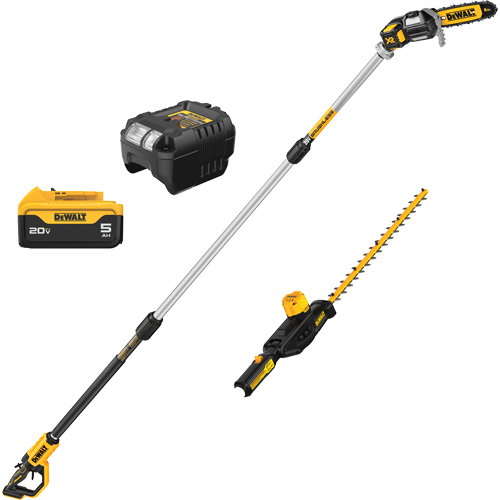 MAX Cordless Lithium-Ion Pole Saw & Pole Hedge Trimmer Combo Kit Planification Entrepots Molloy