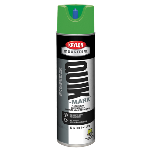 Peinture de marquage industrielle invers&eacute;e &agrave; base de solvant Quik-Mark, 17 oz, Canette a&eacute;rosol Planification Entrepots Molloy
