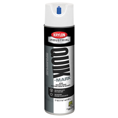 Peinture de marquage industrielle invers&eacute;e &agrave; base de solvant Quik-Mark, 17 oz, Canette a&eacute;rosol Planification Entrepots Molloy