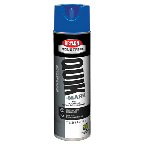 Peinture de marquage industrielle invers&eacute;e &agrave; base de solvant Quik-Mark, 17 oz, Canette a&eacute;rosol Planification Entrepots Molloy