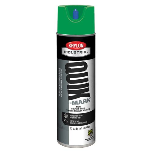 Industrial Quik-Mark Solvent-Based Inverted Marking Paint, 17 oz., Aerosol Can Planification Entrepots Molloy