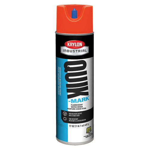 Industrial Quik-Mark Water-Based Inverted Marking Paint, 17 oz., Aerosol Can Planification Entrepots Molloy