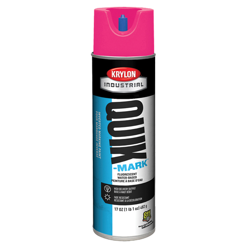 Industrial Quik-Mark Water-Based Inverted Marking Paint, 17 oz., Aerosol Can Planification Entrepots Molloy