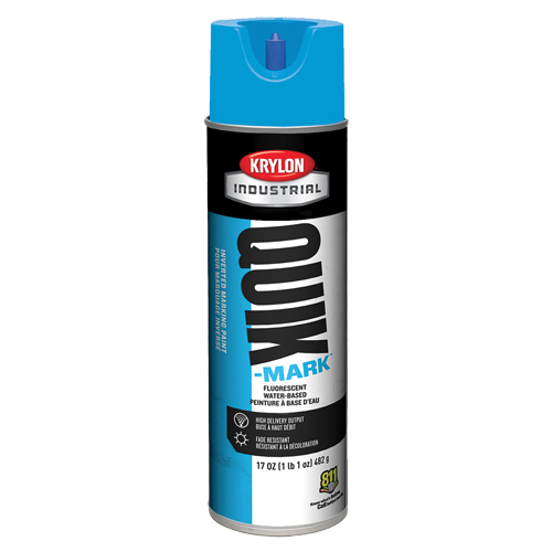 Peinture de marquage industrielle invers&eacute;e &agrave; base d'eau Quik-Mark, 17 oz, Canette a&eacute;rosol Planification Entrepots Molloy