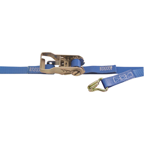 Heavy-Duty Utility Straps, J-Hook, 1" W x 1.33' L, 835 lbs. (379 kg) Working Load Limit Planification Entrepots Molloy