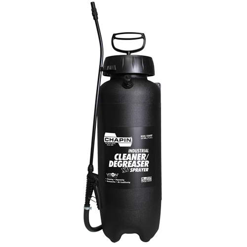 Vaporisateur industriel pour nettoyant & d&eacute;graissant Viton, 3 gal. (11,36 L), Plastique/Poly&eacute;thyl&egrave;ne, Lance de 18" Planification Entrepots Molloy