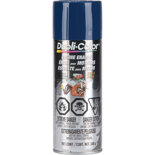 Engine Enamel Paint with Ceramic, Ford Blue, Gloss, 12 oz., Aerosol Can Planification Entrepots Molloy