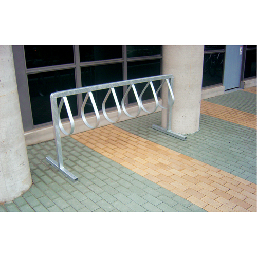 Support pour bicyclettes Style, Acier galvanis&eacute;, 12 bicyclettes Planification Entrepots Molloy