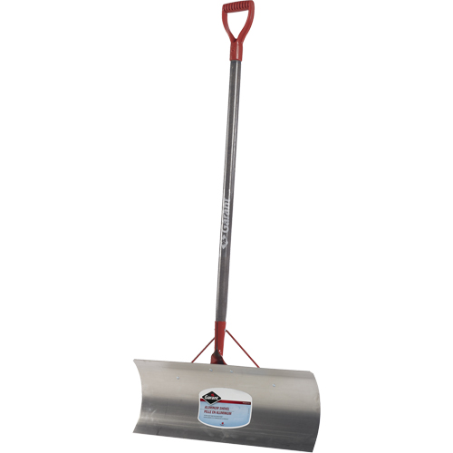 Nordic Snow Pusher, Aluminum Blade, D-Grip Handle, 24" W Planification Entrepots Molloy