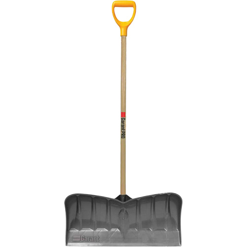 Pro Snow Pusher, Polypropylene Blade, D-Grip Handle, 26" W Planification Entrepots Molloy
