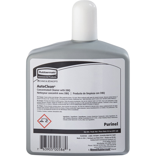 Produit d'entretien pour drain et nettoyeur de cuvette de rechange AutoClean de Purinel, 9,8 oz, Bouteille Planification Entrepots Molloy