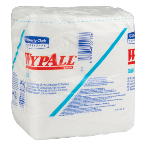 X60 Washcloth, All-Purpose, 12-1/2" L x 12" W Planification Entrepots Molloy