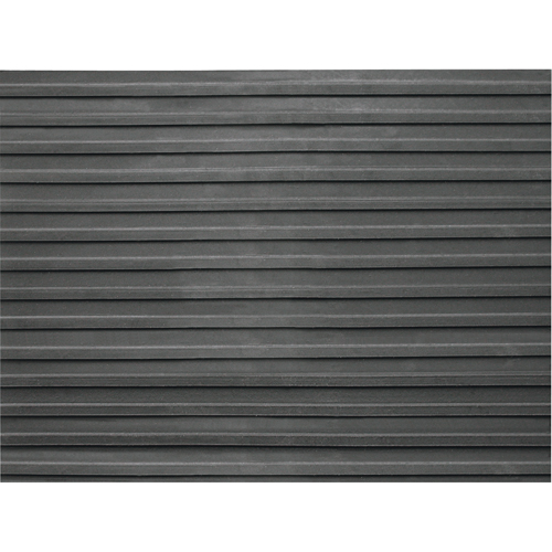 Entrance Mats, Runner, 2' x lin.ft x 1/8", Black Planification Entrepots Molloy
