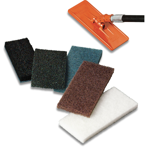 Tampon de r&eacute;curage et de d&eacute;capage Scrub n Strip Doodlebug, 10" lo x 4-6/10" la Planification Entrepots Molloy