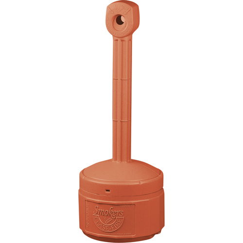 Smokers Cease-Fire&reg; Cigarette Butt Receptacle, Free-Standing, Plastic, 1 US gal. Capacity, 30" Height Planification Entrepots Molloy