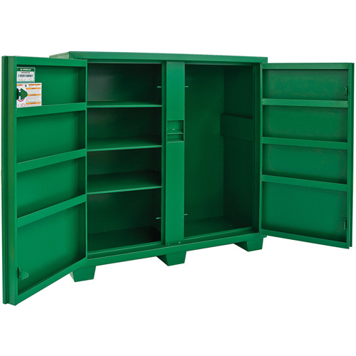 Utility Cabinet, Steel, Green Planification Entrepots Molloy