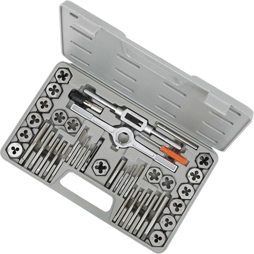 TD40HM Metric HSS Tap & Alloy Die Set, 40 Pieces Planification Entrepots Molloy
