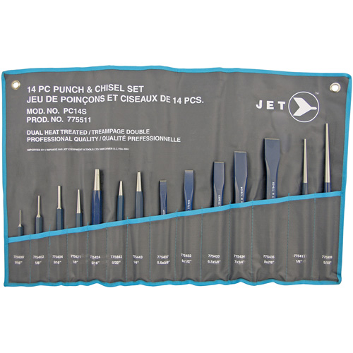 Punch & Chisel Set, 14 Pieces Planification Entrepots Molloy