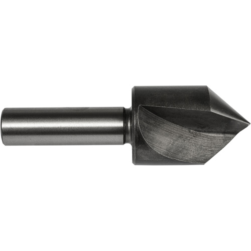 Fraise conique, 1-1/4", Acier rapide, Angle de 82°, 1 cannelures Planification Entrepots Molloy