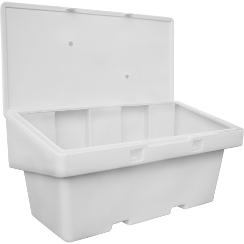 Salt Sand Container SOS, With Hasp, 72" x 36" x 36", 36 cu. Ft., Grey Planification Entrepots Molloy