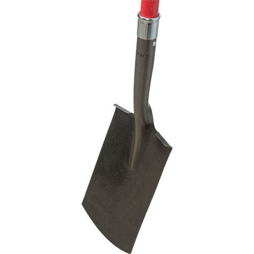Heavy-Duty Shovels, Fibreglass, Carbon Steel Blade, D-Grip Handle, 30-1/2" Long Planification Entrepots Molloy