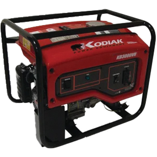 G&eacute;n&eacute;ratrice portative Kodiak KD3000VR, 2400 W nominale, 120 V, R&eacute;servoir de 16 L Planification Entrepots Molloy