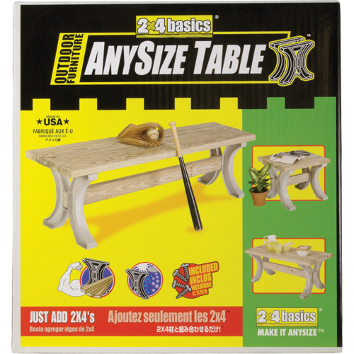 Basics&reg; Picnic Table Bench, Plastic, 96" L x 15" W x 17" H, Sand Planification Entrepots Molloy