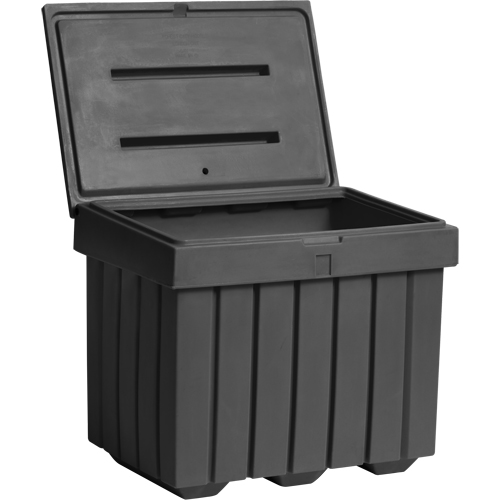 Economy Salt Sand Storage Container, 32" x 23" x 27-1/2", 10 cu. Ft., Grey Planification Entrepots Molloy