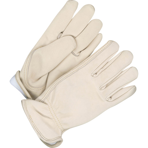 Ladies Insulated Driver Gloves, 8, Grain Cowhide Palm, Fleece Inner Lining Planification Entrepots Molloy