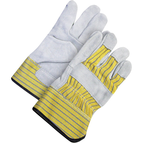 Gants d'ajusteur classiques, Taille unique, Paume en Cuir de vache refendu, Doublure en Molleton Planification Entrepots Molloy