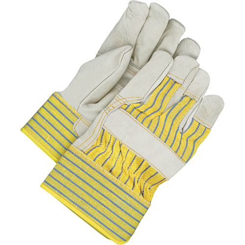 Fitters Gloves with Patch Palm, One Size, Grain Cowhide Palm, Fleece Inner Lining Planification Entrepots Molloy