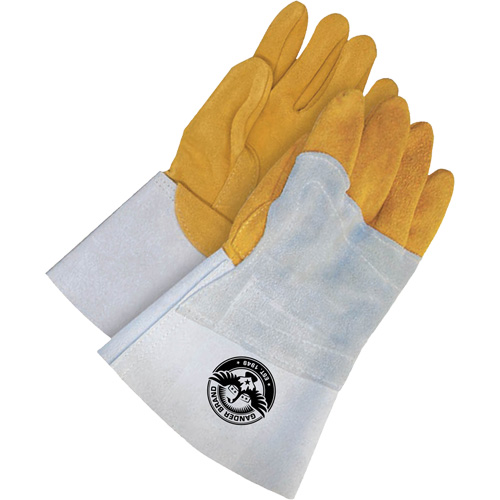Gants de soudage &agrave; l'arc TIG Gander Brand, Cuir de daim refendu, Taille 11 Planification Entrepots Molloy