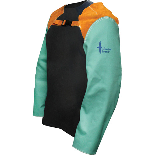 Manchons de soudage en toile ignifug&eacute;e, 24" lo, Vert Planification Entrepots Molloy